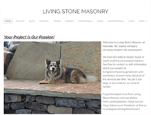 Tablet Screenshot of livingstonemasons.com